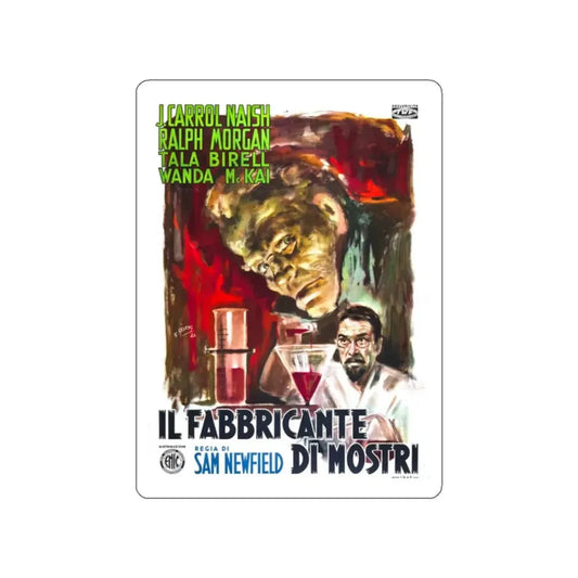 MONSTER MAKER 1944 Movie Poster STICKER Vinyl Die-Cut Decal 2 Inch - The Sticker Space