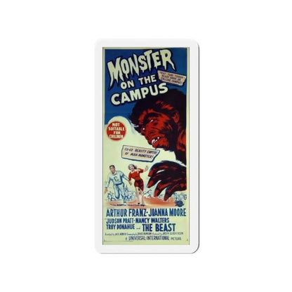 MONSTER ON THE CAMPUS 1958 Movie Poster - Refrigerator Magnet - The Sticker Space