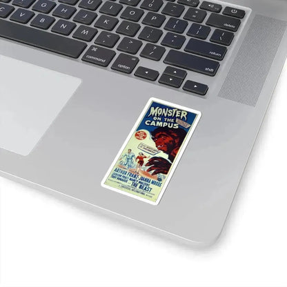 MONSTER ON THE CAMPUS 1958 Movie Poster - STICKER Vinyl Kiss-Cut Decal - The Sticker Space
