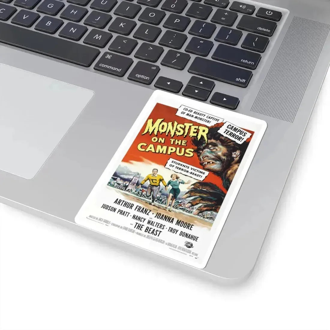 Monster on the Campus 1958 Movie Poster - STICKER Vinyl Kiss-Cut Decal - The Sticker Space