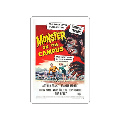 MONSTER ON THE CAMPUS (2) 1958 Movie Poster STICKER Vinyl Die-Cut Decal 3 Inch - The Sticker Space
