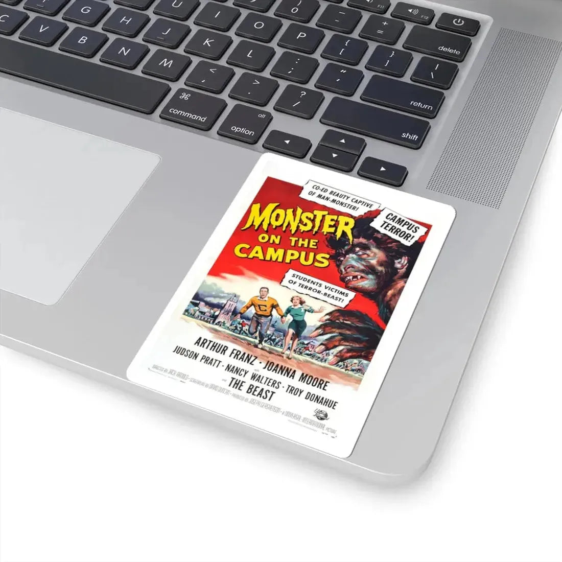 MONSTER ON THE CAMPUS (2) 1958 Movie Poster - STICKER Vinyl Kiss-Cut Decal - The Sticker Space