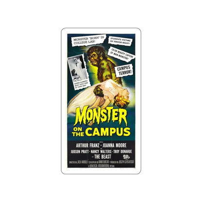 MONSTER ON THE CAMPUS (3) 1958 Movie Poster STICKER Vinyl Die-Cut Decal 3 Inch - The Sticker Space