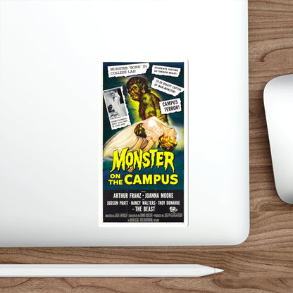 MONSTER ON THE CAMPUS (3) 1958 Movie Poster STICKER Vinyl Die-Cut Decal-The Sticker Space