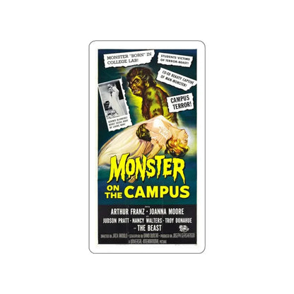 MONSTER ON THE CAMPUS (3) 1958 Movie Poster STICKER Vinyl Die-Cut Decal - The Sticker Space