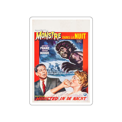 MONSTER ON THE CAMPUS (BELGIAN) 1958 Movie Poster STICKER Vinyl Die-Cut Decal-3 Inch-The Sticker Space