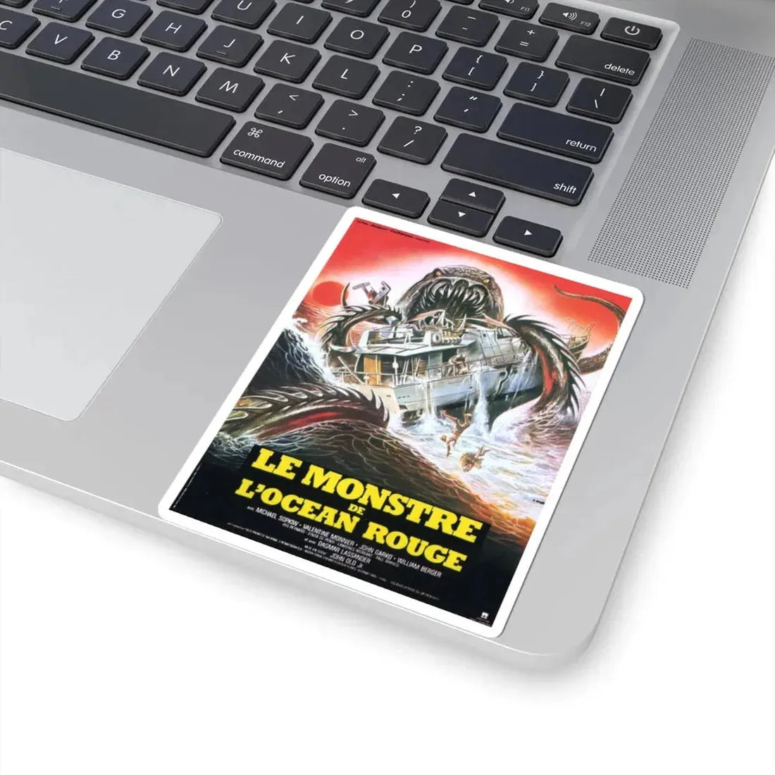 MONSTER SHARK 1984 Movie Poster - STICKER Vinyl Kiss-Cut Decal - The Sticker Space