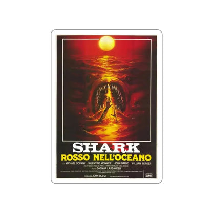 MONSTER SHARK (2) 1984 Movie Poster STICKER Vinyl Die-Cut Decal 6 Inch - The Sticker Space