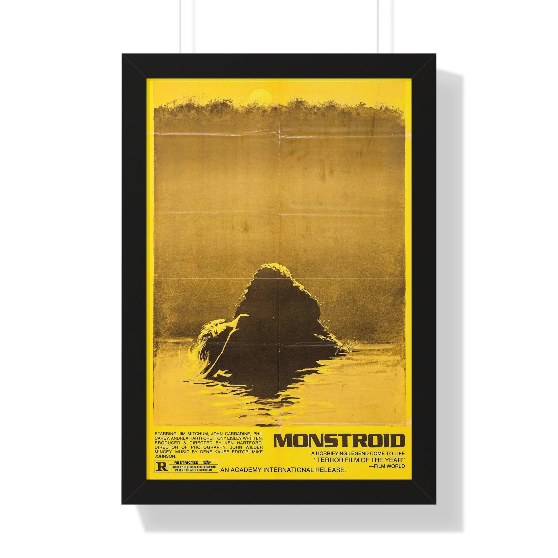 MONSTROID (TEASER) 1980 - Framed Movie Poster-16″ x 24″-The Sticker Space