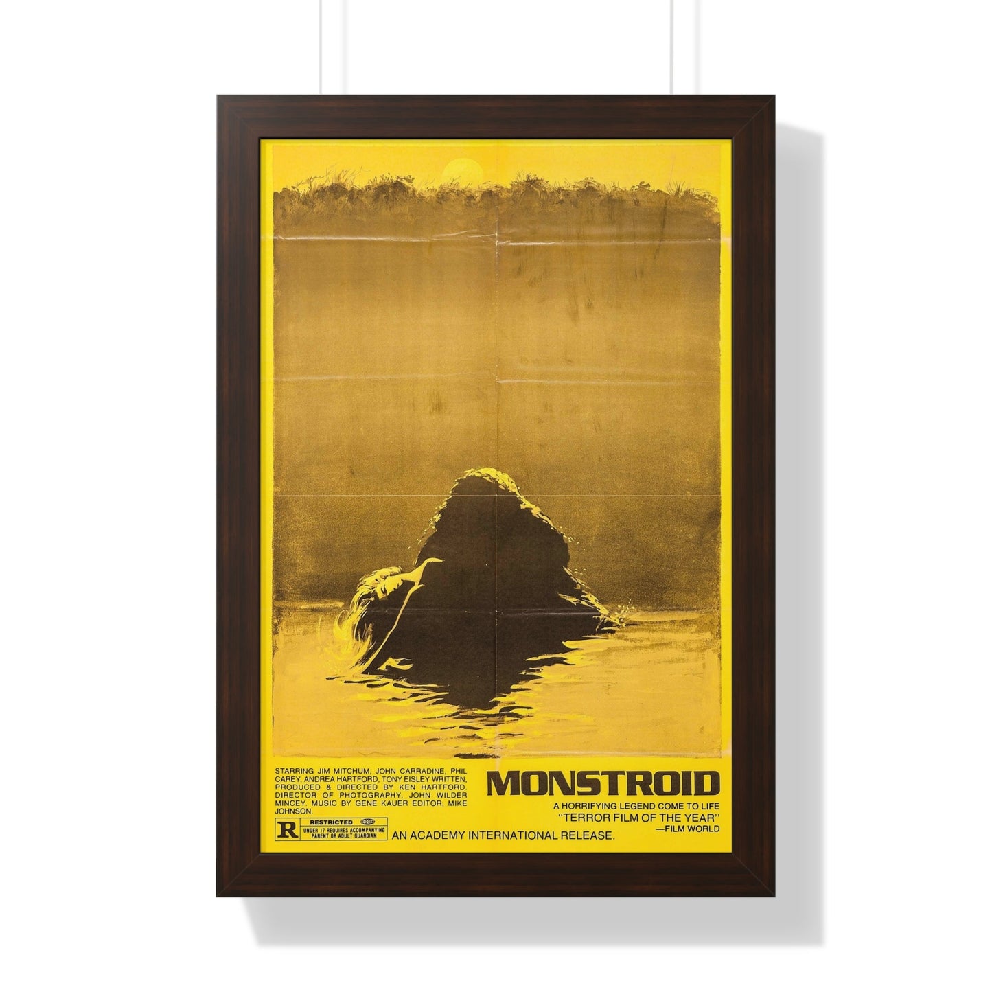 MONSTROID (TEASER) 1980 - Framed Movie Poster-16″ x 24″-The Sticker Space