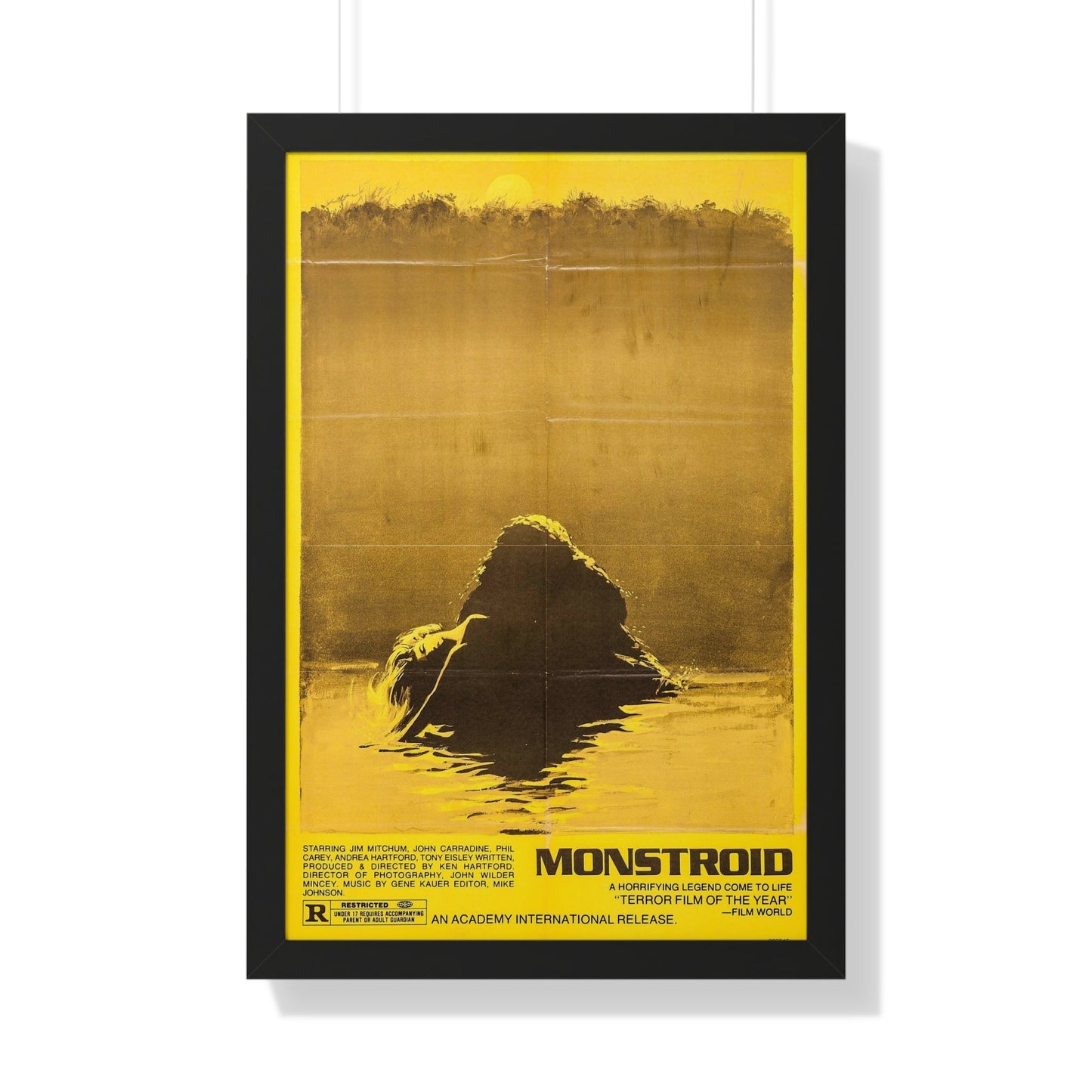 MONSTROID (TEASER) 1980 - Framed Movie Poster-20" x 30"-The Sticker Space