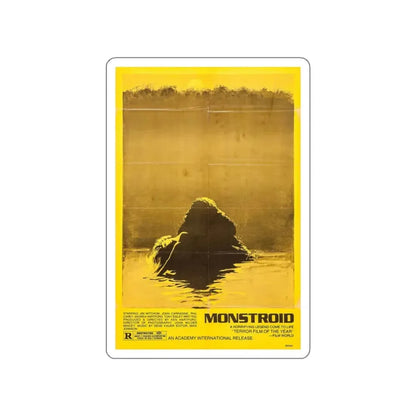 MONSTROID (TEASER) 1980 Movie Poster STICKER Vinyl Die-Cut Decal 3 Inch - The Sticker Space