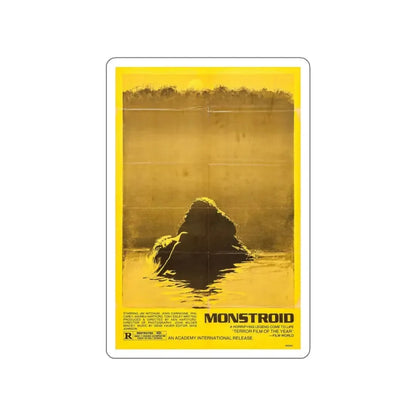 MONSTROID (TEASER) 1980 Movie Poster STICKER Vinyl Die-Cut Decal - The Sticker Space