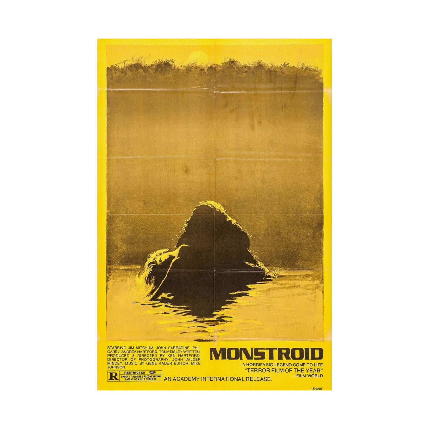 MONSTROID (TEASER) 1980 - Paper Movie Poster-The Sticker Space