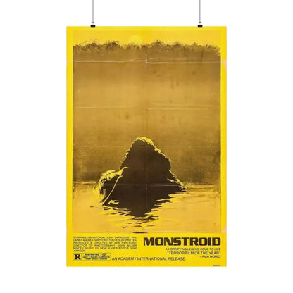 MONSTROID (TEASER) 1980 - Paper Movie Poster 24″ x 36″ Matte - The Sticker Space