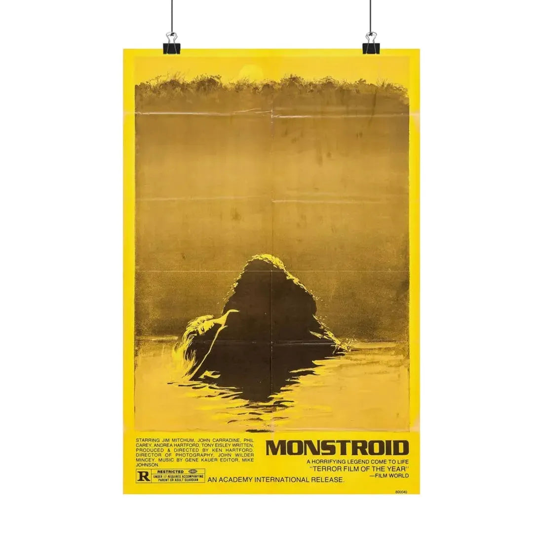 MONSTROID (TEASER) 1980 - Paper Movie Poster - The Sticker Space