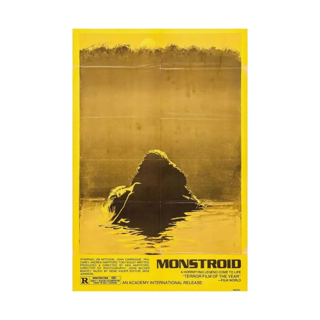 MONSTROID (TEASER) 1980 - Paper Movie Poster - The Sticker Space