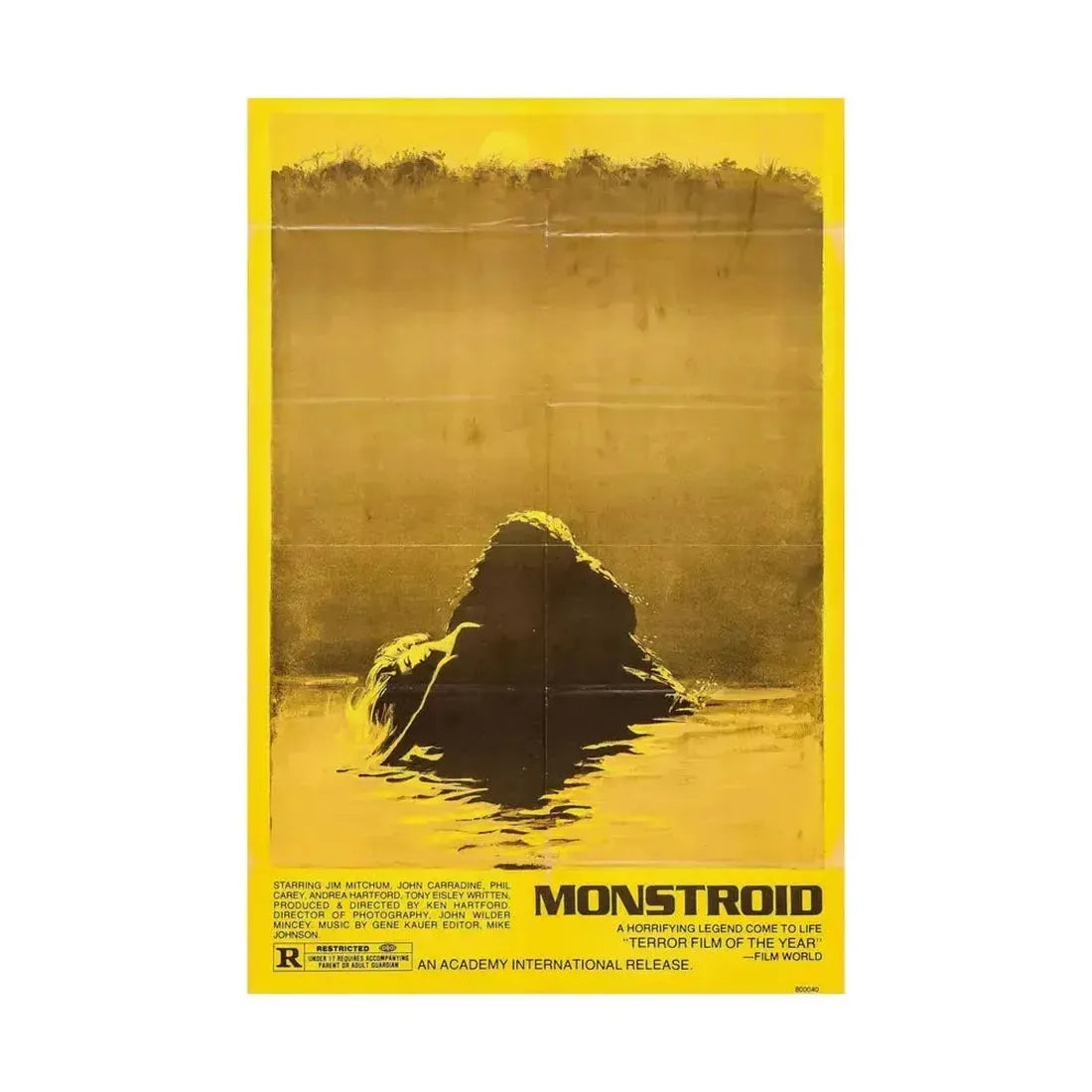MONSTROID (TEASER) 1980 - Paper Movie Poster - The Sticker Space
