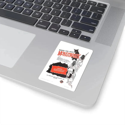 MONSTROSITY (THE ATOMIC BRAIN) 1963 Movie Poster - STICKER Vinyl Kiss-Cut Decal - The Sticker Space
