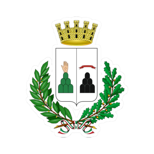 Monsummano Terme-Stemma (Italy) (Coat of Arms) STICKER Vinyl Kiss-Cut Decal 2 Inch White - The Sticker Space