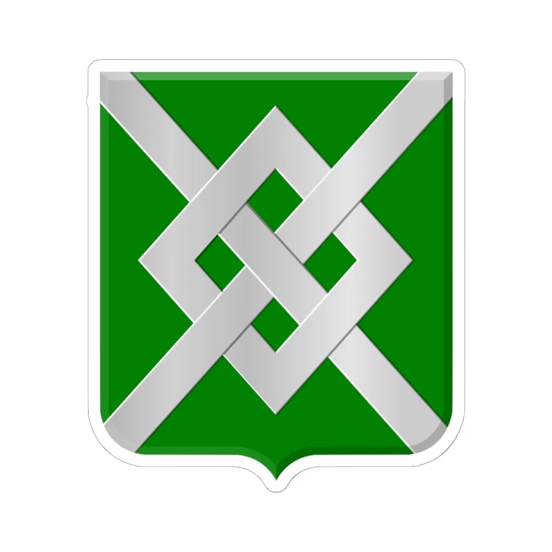 Mont-de-lEnclus wapen (Belgium) (Coat of Arms) STICKER Vinyl Kiss-Cut Decal 6 Inch White - The Sticker Space