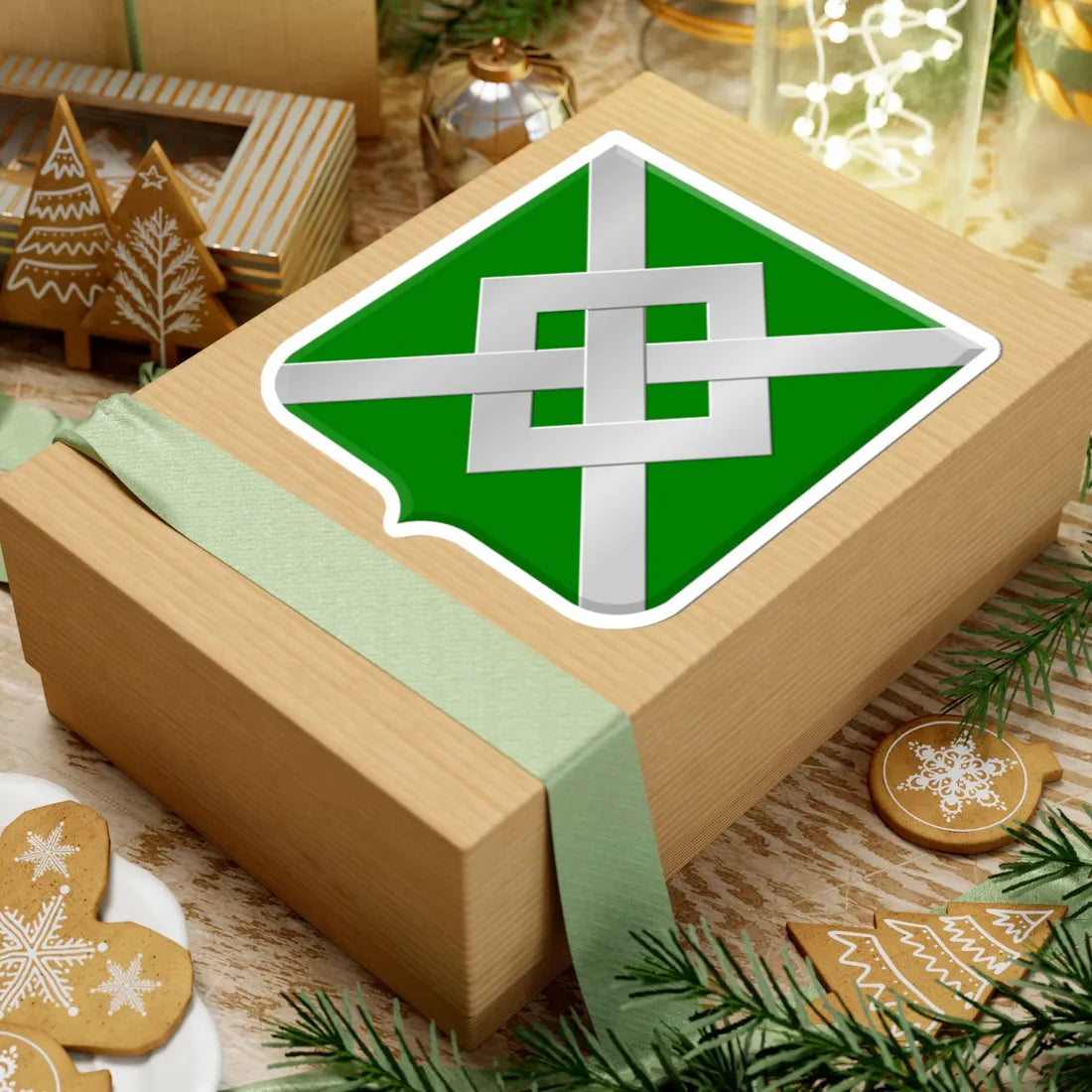 Mont-de-lEnclus wapen (Belgium) (Coat of Arms) STICKER Vinyl Kiss-Cut Decal - The Sticker Space