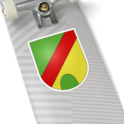 Mont-sur-Rolle-coat of arms (Switzerland) (Coat of Arms) STICKER Vinyl Kiss-Cut Decal - The Sticker Space