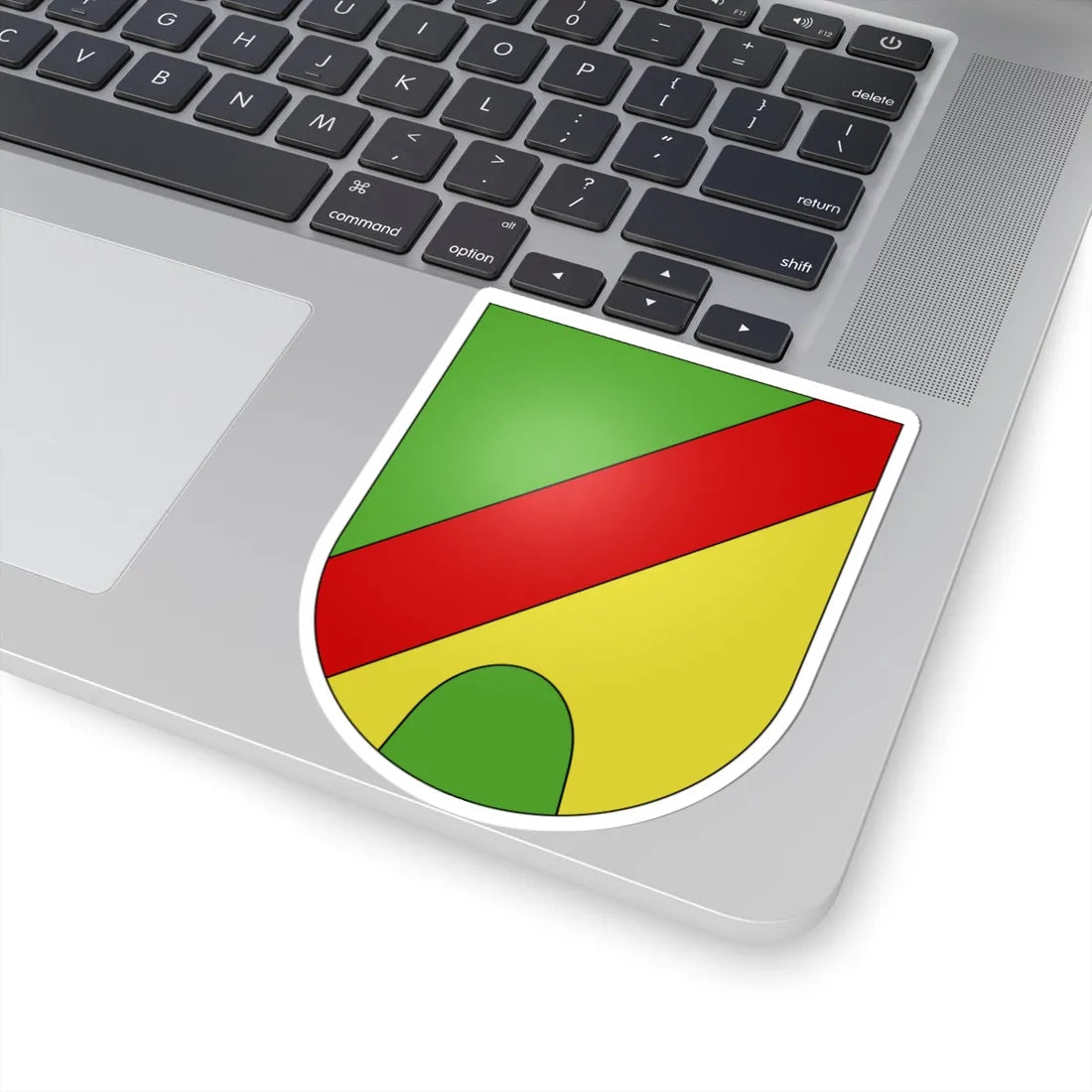 Mont-sur-Rolle-coat of arms (Switzerland) (Coat of Arms) STICKER Vinyl Kiss-Cut Decal - The Sticker Space