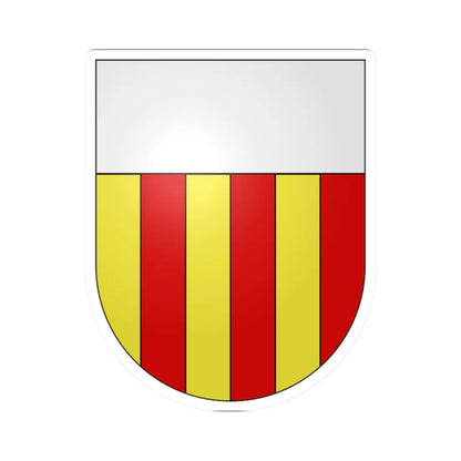 Montagny-coat of arms (Switzerland) (Coat of Arms) STICKER Vinyl Kiss-Cut Decal 2 Inch White - The Sticker Space