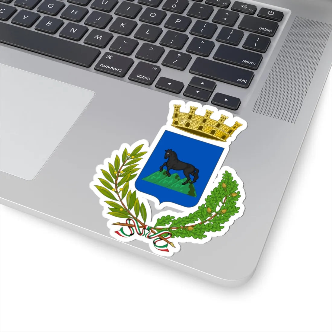Montalbano Jonico-Stemma (Italy) (Coat of Arms) STICKER Vinyl Kiss-Cut Decal - The Sticker Space