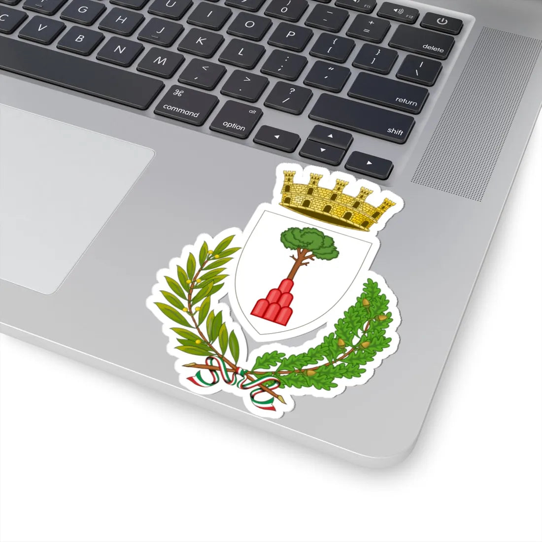 Montalcino-Stemma (Italy) (Coat of Arms) STICKER Vinyl Kiss-Cut Decal - The Sticker Space