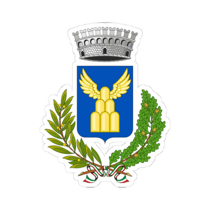 Montale-Stemma (Italy) (Coat of Arms) STICKER Vinyl Kiss-Cut Decal 4 Inch White - The Sticker Space