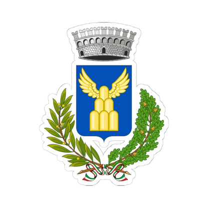 Montale-Stemma (Italy) (Coat of Arms) STICKER Vinyl Kiss-Cut Decal 6 Inch White - The Sticker Space