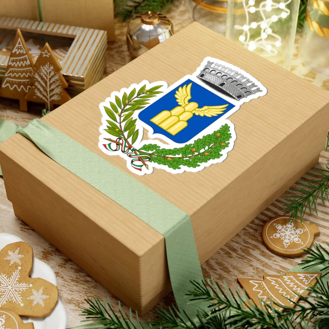 Montale-Stemma (Italy) (Coat of Arms) STICKER Vinyl Kiss-Cut Decal - The Sticker Space