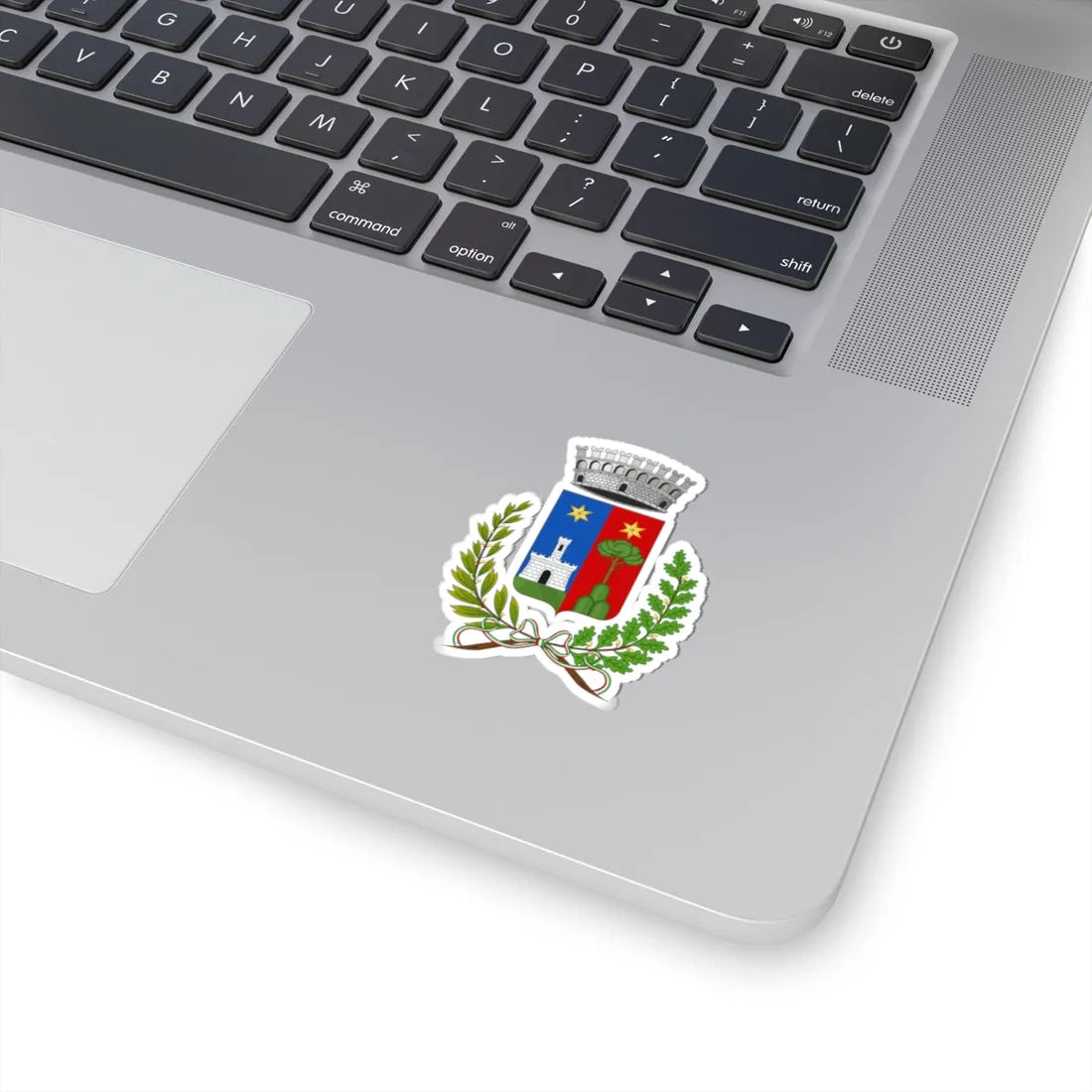Montalto Carpasio-Stemma (Italy) (Coat of Arms) STICKER Vinyl Kiss-Cut Decal - The Sticker Space
