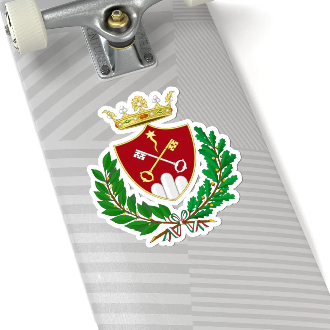 Montalto delle Marche-Stemma (Italy) (Coat of Arms) STICKER Vinyl Kiss-Cut Decal - The Sticker Space