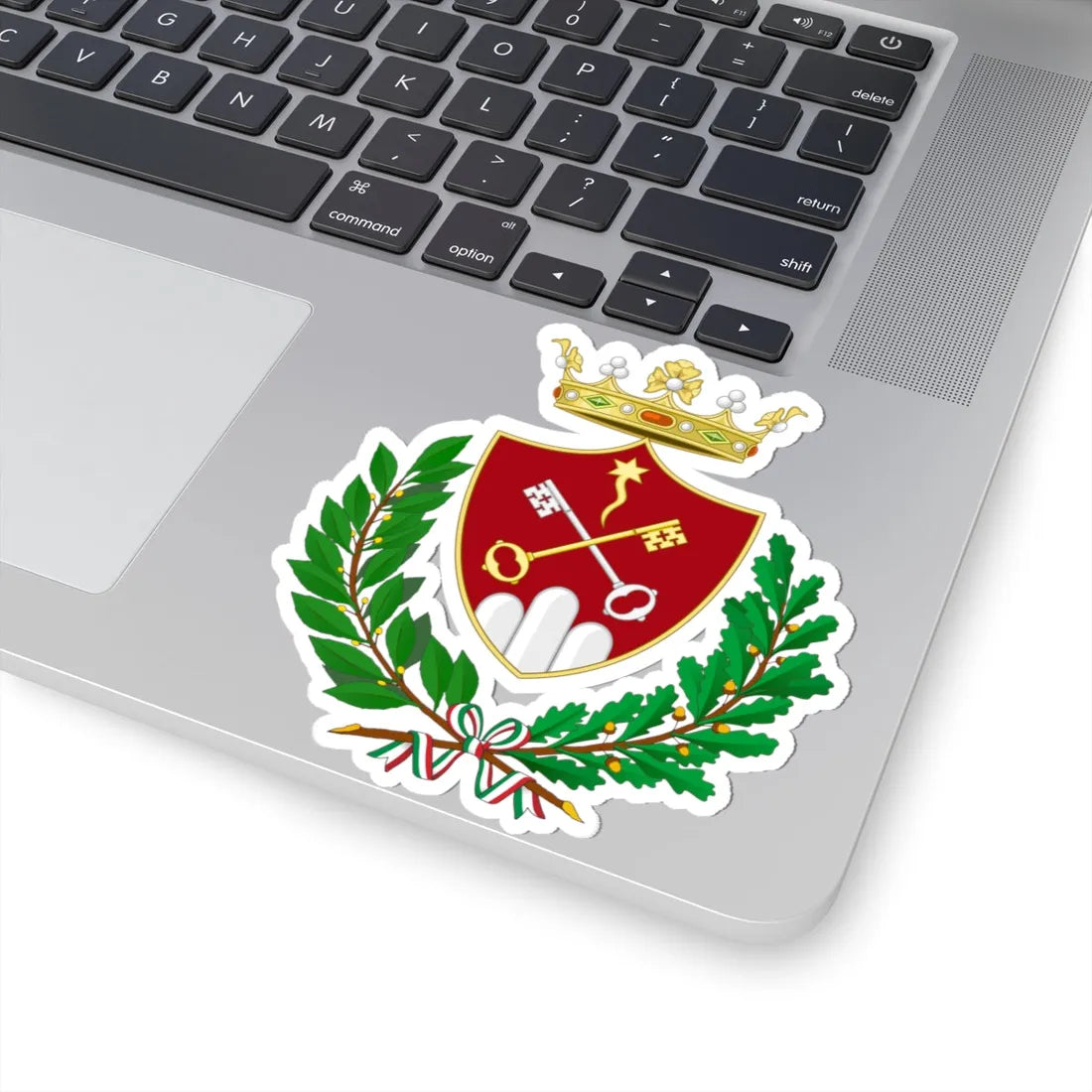 Montalto delle Marche-Stemma (Italy) (Coat of Arms) STICKER Vinyl Kiss-Cut Decal - The Sticker Space