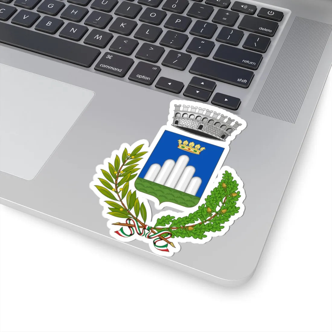 Montalto Uffugo-Stemma (Italy) (Coat of Arms) STICKER Vinyl Kiss-Cut Decal - The Sticker Space