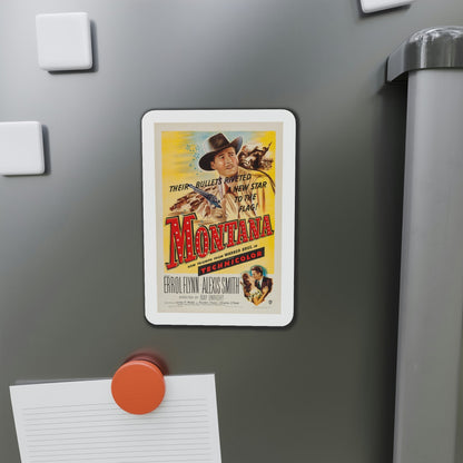 Montana 1950 Movie Poster Die-Cut Magnet-The Sticker Space