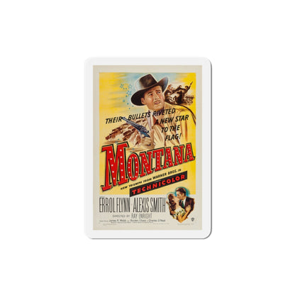 Montana 1950 Movie Poster Die-Cut Magnet-4 Inch-The Sticker Space