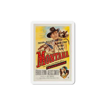 Montana 1950 Movie Poster Die-Cut Magnet-5 Inch-The Sticker Space