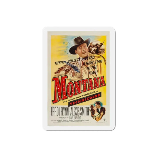 Montana 1950 Movie Poster Refrigerator Magnet 2 Inch - The Sticker Space