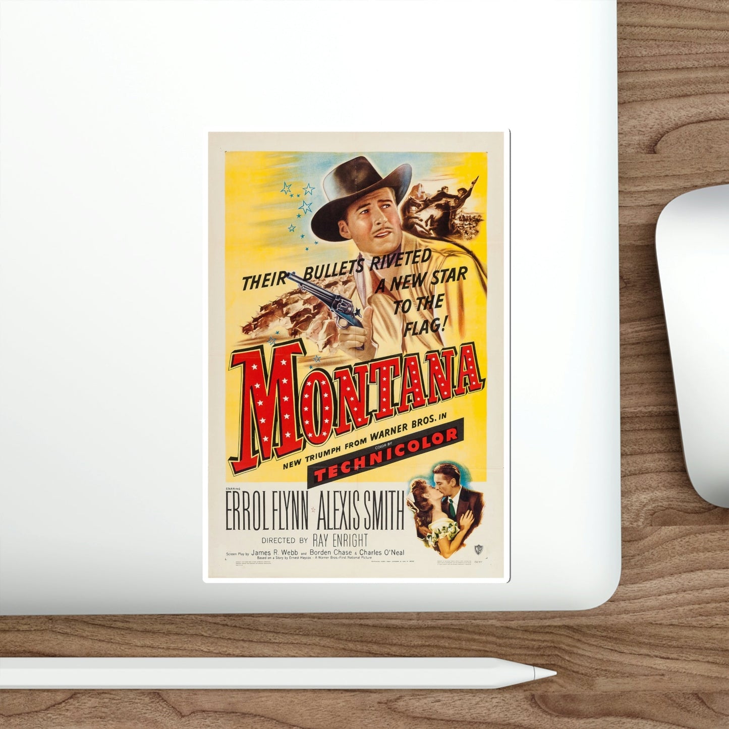 Montana 1950 Movie Poster STICKER Vinyl Die-Cut Decal-The Sticker Space