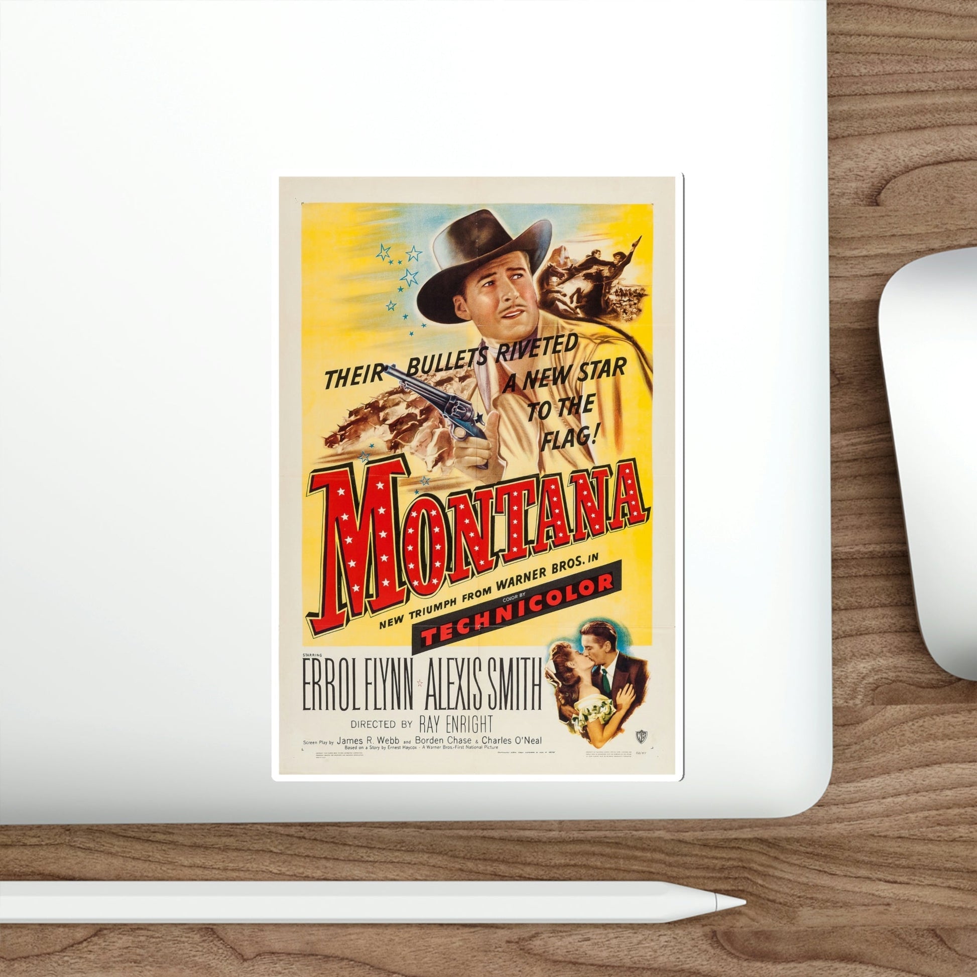 Montana 1950 Movie Poster STICKER Vinyl Die-Cut Decal-The Sticker Space