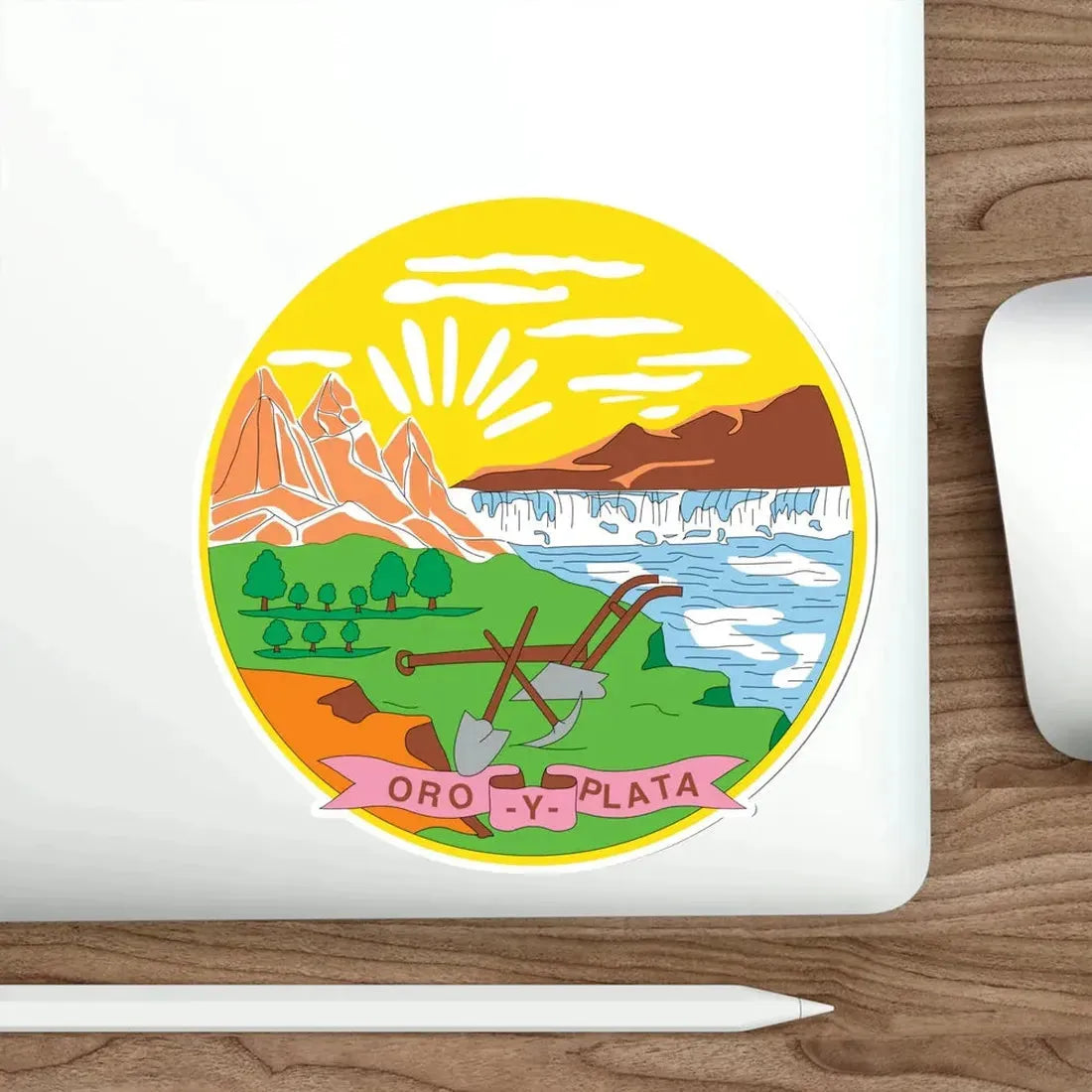 Montana State Seal NARA STICKER Vinyl Die-Cut Decal - The Sticker Space