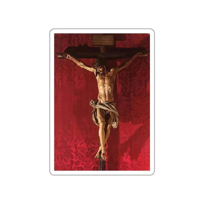 MONTANES, Juan Martinez - The Merciful Christ (Artwork) STICKER Vinyl Die-Cut Decal White Die-Cut 5 Inch - The Sticker Space