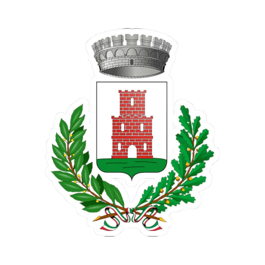 Monte Castello di Vibio-Stemma (Italy) (Coat of Arms) STICKER Vinyl Kiss-Cut Decal 2 Inch White - The Sticker Space