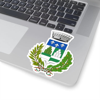 Monte Porzio-Stemma (Italy) (Coat of Arms) STICKER Vinyl Kiss-Cut Decal - The Sticker Space
