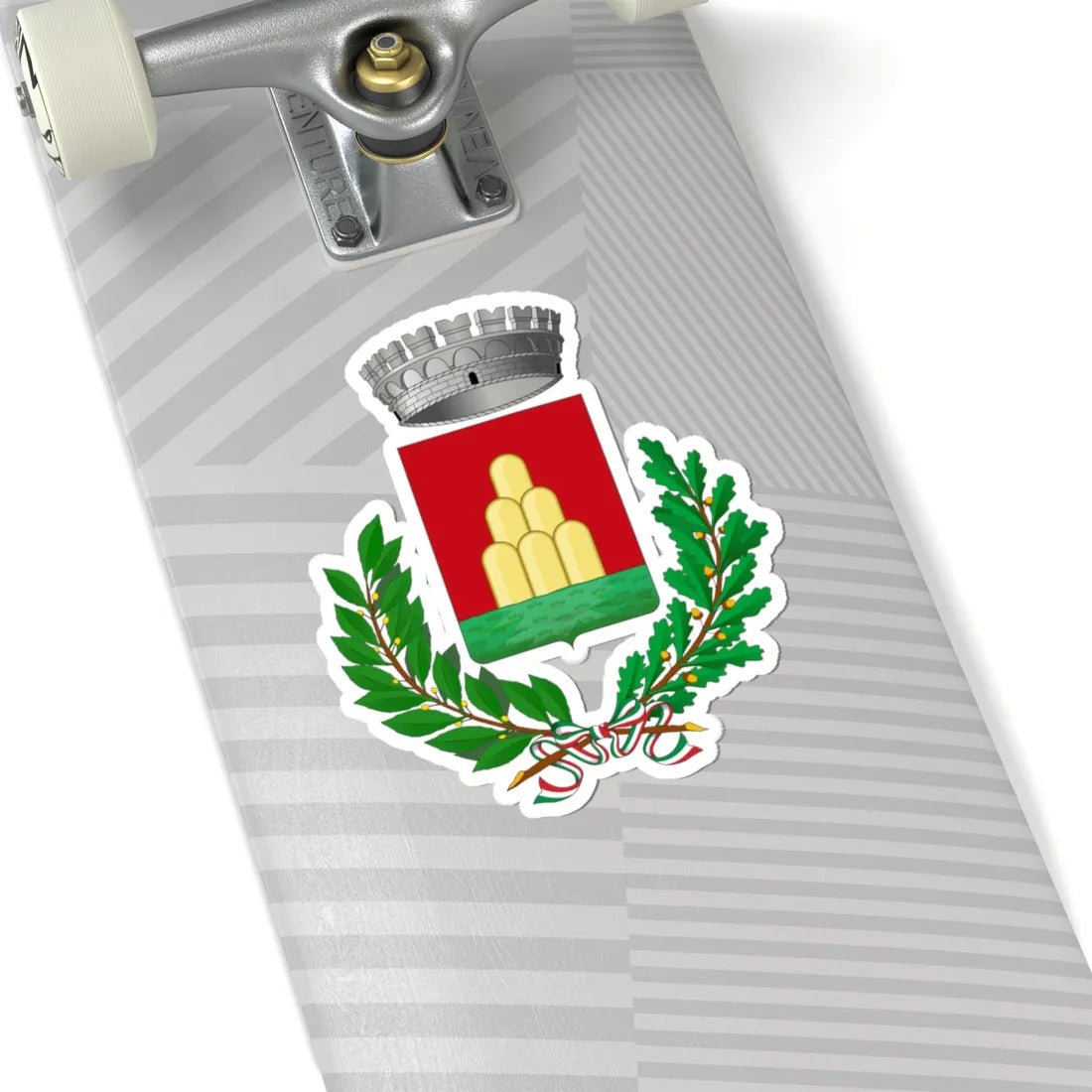 Monte San Vito Italia-Stemma (Italy) (Coat of Arms) STICKER Vinyl Kiss-Cut Decal - The Sticker Space