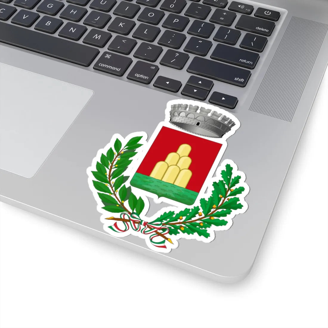 Monte San Vito Italia-Stemma (Italy) (Coat of Arms) STICKER Vinyl Kiss-Cut Decal - The Sticker Space